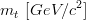 m_t~[GeV/c^2]