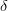 \delta