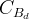 \,C_{B_{d}}