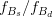 f_{B_{s}}/f_{B_{d}}