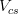 V_{cs}