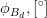 \phi_{B_{d}}, [^{\circ}]