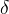 \,\delta