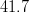 41.7