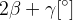2\beta+\gamma [^{\circ}]